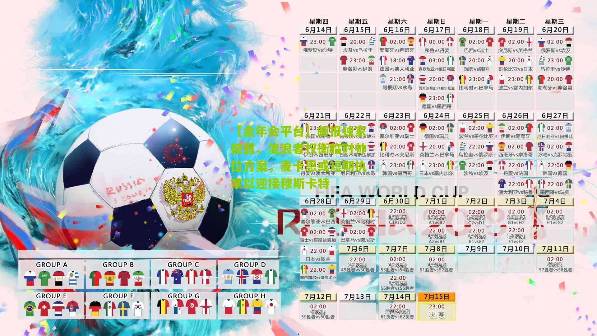 【金年会平台】邮报独家披露，流浪者权衡临时帅位方案，麦卡恩或短期执掌以迎接穆斯卡特